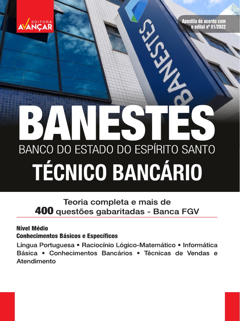 AB25 - BANESTES - Técnico Bancário - Ebook