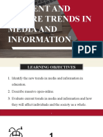 Current and Future Trends in Media and Information