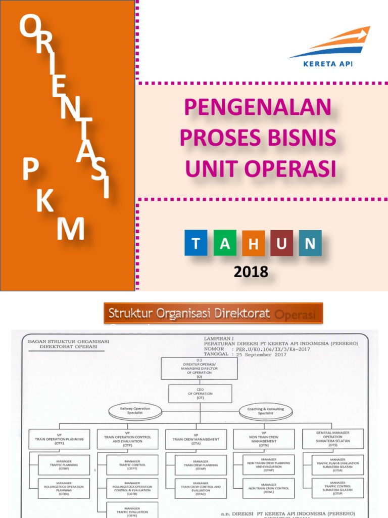Proses Bisnis Operasi Kereta Api 2018 | PDF