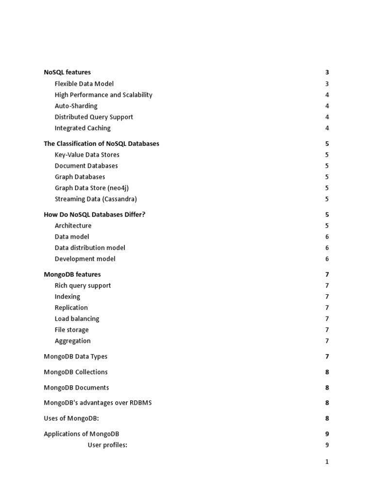 No sql pdf