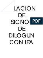 Relacion de Signos de Dilogun Con Ifa