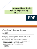 Transmission and Distribution System Engineering (EE-555) : Muhammad Bilal Shams Lecturer