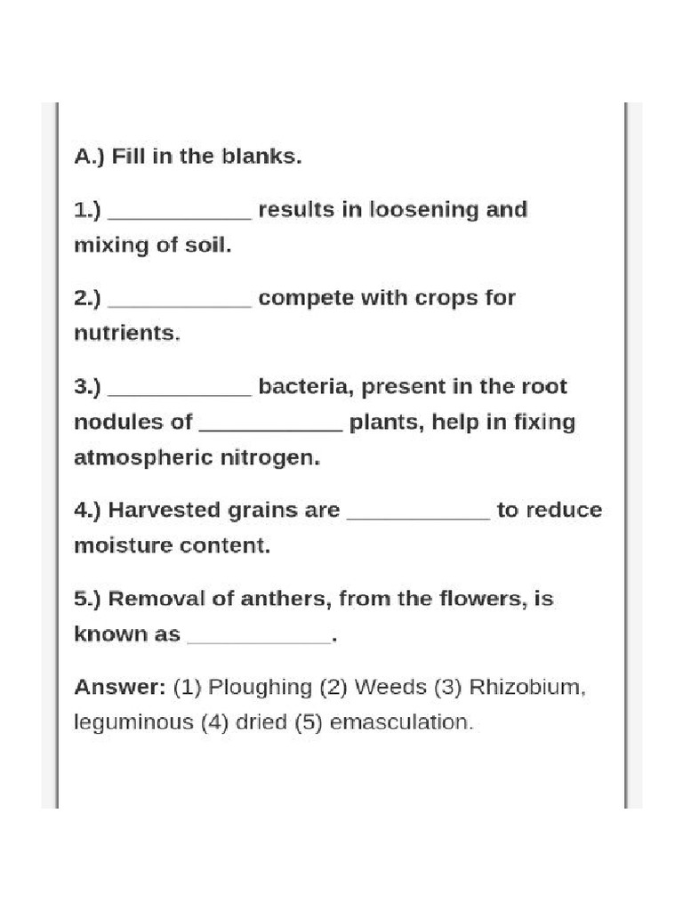 Crop Production and Management Questions Solutions..... PDF