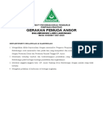 Draft Program Kerja Pengurus PR GP Ansor 2021 2023