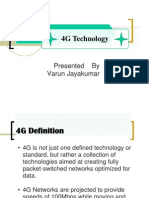 4G Technology: Presented by Varun Jayakumar