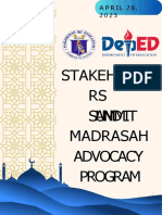 Stakeholders Summit and Madrasah Advocacy Program