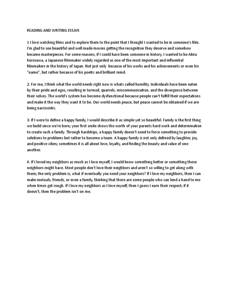 Essay Raw | PDF