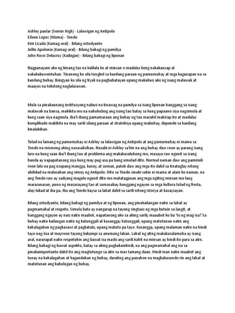 Panayam | PDF