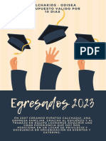 Egresados 2023: Calchakids - Odisea Presupuesto Valido Por 1 0 D I A S