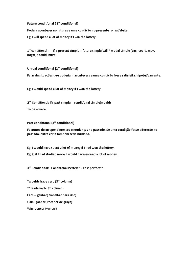 A Comprehensive Guide to Conditionals in English Explaining the First