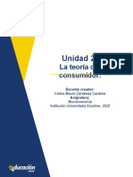 Microeconomía. Documento. La Conducta Del Consumidor