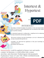 Intertext & Hypertext - Understanding Text Relationships