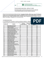 Homologao Do Resultado Final - Edital N. 13-2022