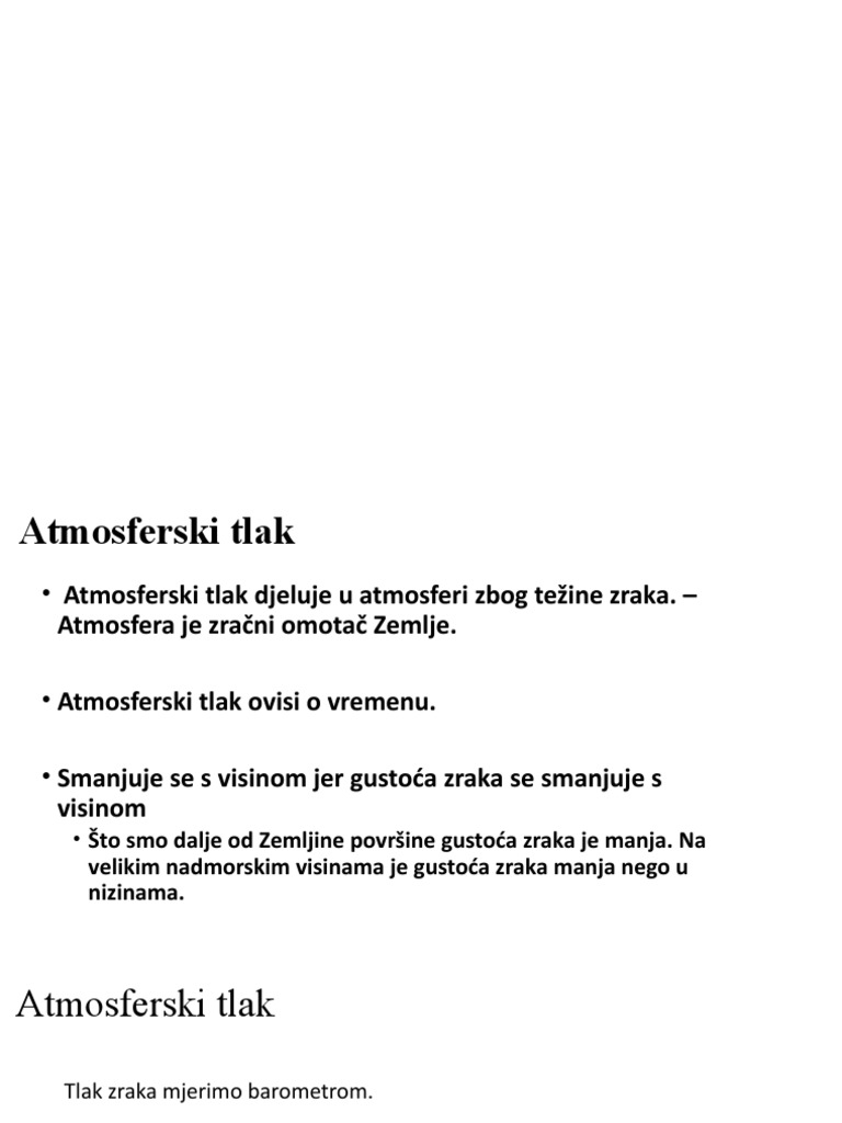 Voda Sviecka Tlak