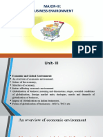 UNit-III BUSINESS ENVIRONMENT