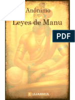 Leyes de Manu-Anonimo