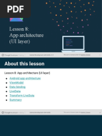 Lesson 8 App Architecture (UI Layer)