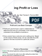 Lesson 2.finding Profit or Loss