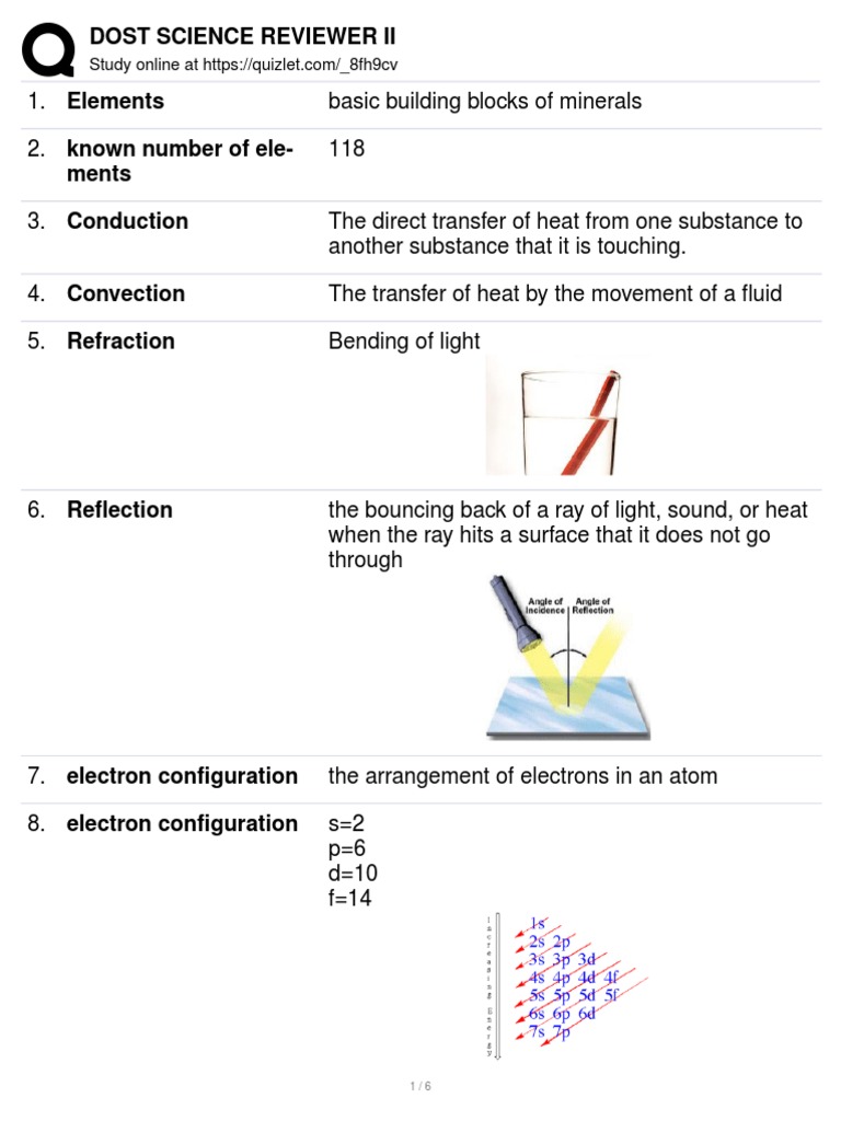 DOST Science Reviewer II Guide | PDF | Ion | Minerals