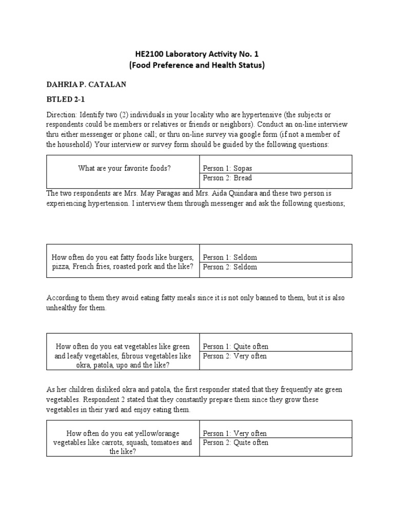 Laboratory Activity No. 1 | PDF