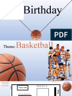 7th Birthday Basketball Party Theme