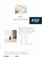 WH Question PC