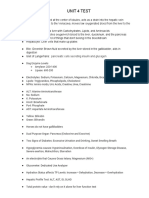 Pathology Unit 4 Test