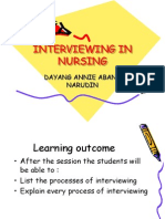 Interviewing in Nursing