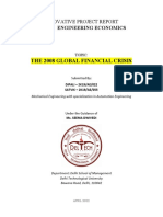 Study on 2008 Global Financial Crisis and Key Factors