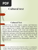 Purposive Cultural Text