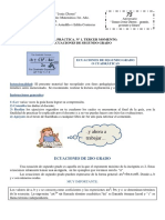 Ecuaciones de segundo grado: resolución de problemas