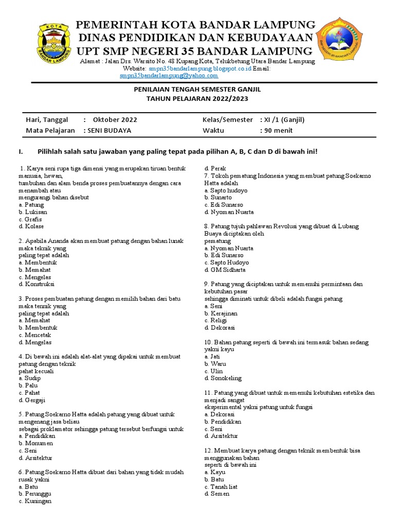 Seni Budaya Kelas 9 Pdf