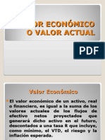 Valor Economico o Valor Actual