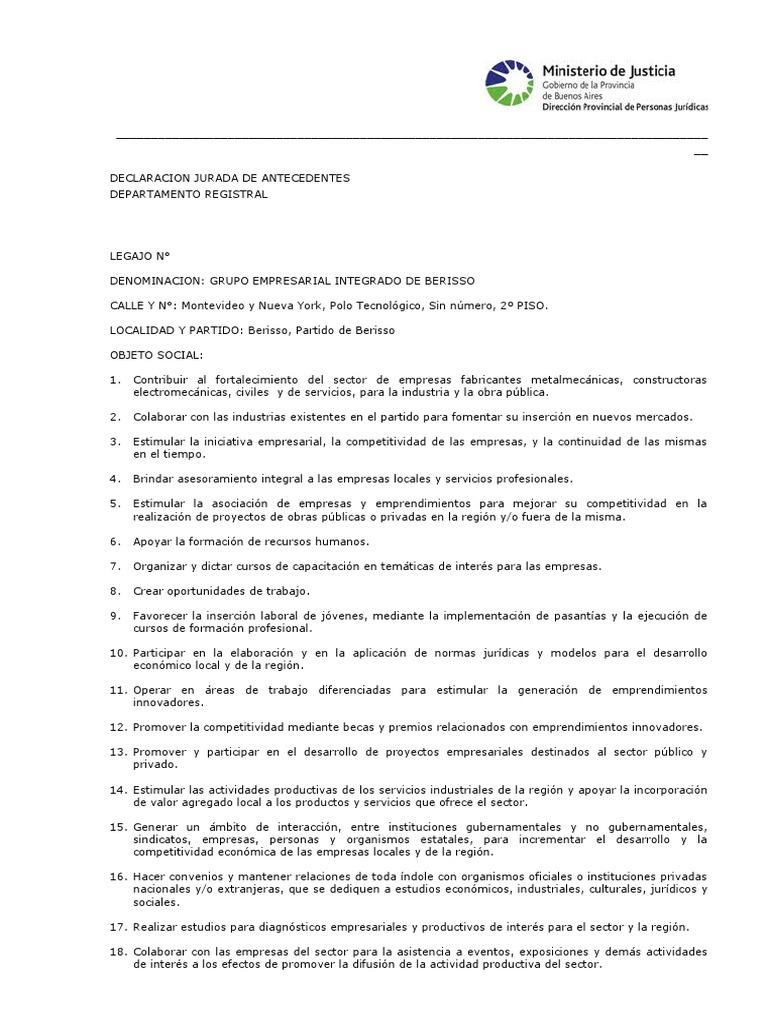 Grupo Empresarial Berisso PDF