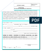 Certificación Normativas Especiales para Empresas Contratistas