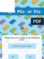 Us2 e 191 Prefix Mis or Dis Powerpoint Game English Ver 3