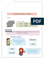 Ficha - Sustantivo Comun y Propio - Comunicacion