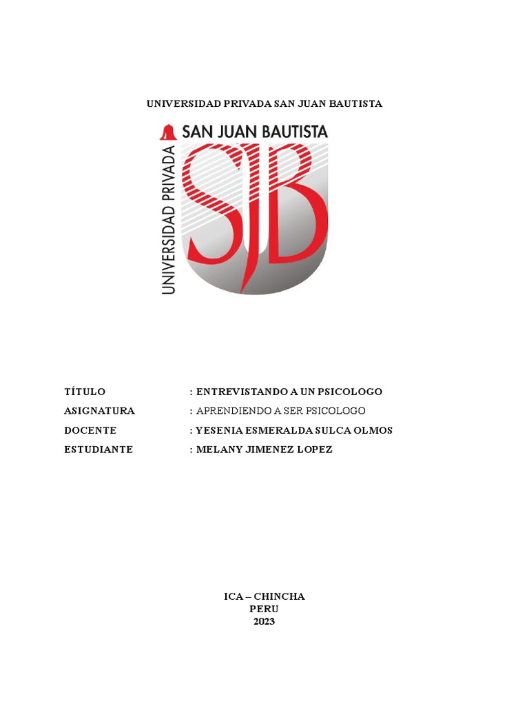 Universidad Privada San Juan Bautista Pdf