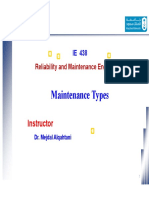 Class 02 - Types of Maintenance updated 1 ل