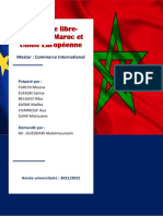 L'accord de Libre Échange Maroc - UE