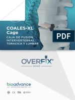 OVERFIX Spine-COALES-XL Caja Fusion Intervertebral ToracicoLumbar