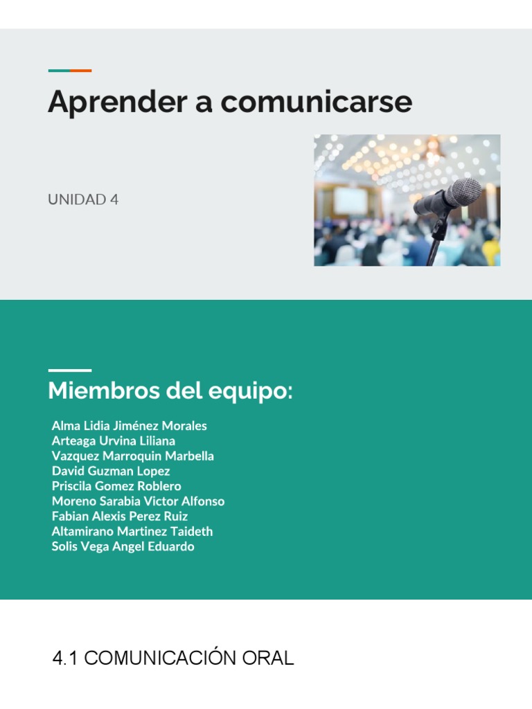 Aprender A Comunicarse-U4 | PDF | Comunicación | Información