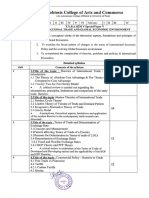 International Trade and Global Economic Environment