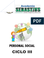 Ciclo Iii 1P (Personal Social)