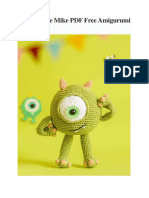 Crochet The Mike PDF Free Amigurumi Pattern