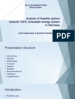 Energy System Analysis of Feasible Options Towards 100% Renewable Energy Systemin Germany