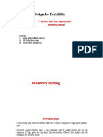 Lecture 18-20 Design For Testability-Memory Testing and MBIST