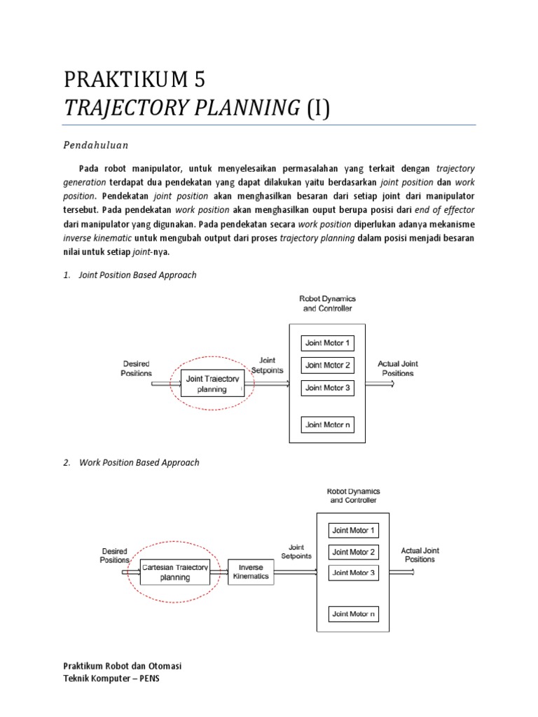Trajectory Planning untuk Robot Lengan | PDF