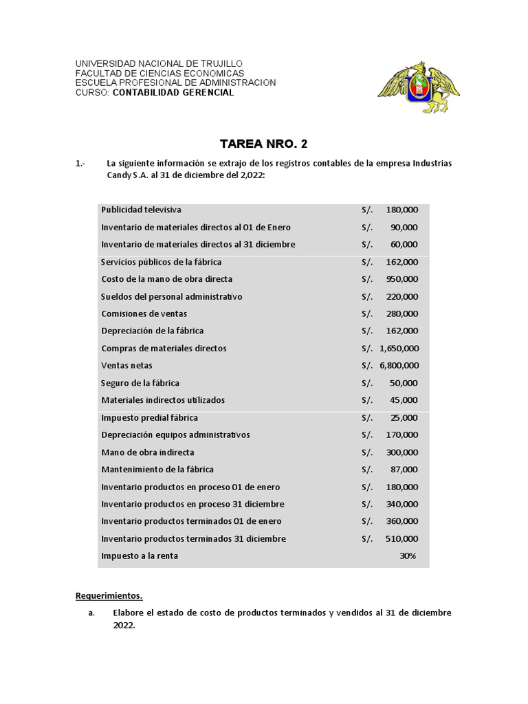 Análisis de Costos y Rentabilidad | PDF | Inventario | Estado de resultados
