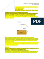 Tutorial 4 - The Subject in International Tax Law